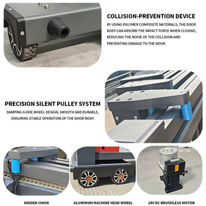 Xgy xgy hiện đại trượt hàng rào cửa nhôm thiết kế chính điều khiển giao thông từ xa tự động điện telescoping đường lái xe cổng cho nhà - Product Image 5