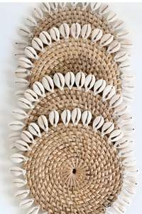 Diseño de tendencia, alfombrilla para mesa de comedor, posavasos de yute tejido a mano resistente al calor, alfombrillas bordadas para café, manteles individuales de lino de yute de ratán - Product Image 3