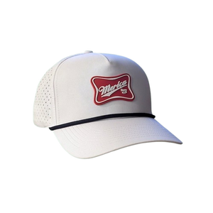 White Golf Cap Fabric Custom 3D Embroidered Logo Adjustable Back Unisex Casual <b>Hat</b> Spring Summer 6-Panel Design - Product Image 4