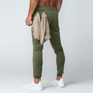 Best Selling Men's Casual <b>Fleece</b> <b>Trousers</b> Comfortable Lightweight with Trendy Embroidery Simple Design on Sale - Product Image 2