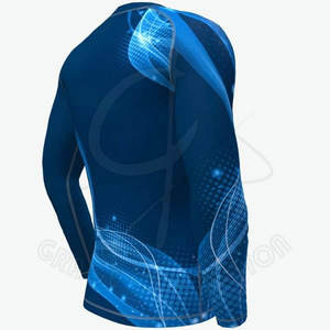 Men Sun Protection Clothing Rash Guard With Customize Design Gym <b>Surfing</b> Diving Compression Rash Guard For Men's - Product Image 5