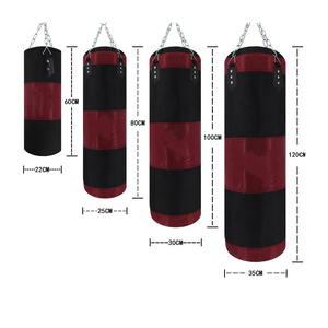 Saco de boxeo de PVC personalizado de alta calidad, precio de fábrica, saco de velocidad con relleno de arena, diseño personalizado, saco de boxeo de alto impacto - Product Image 3