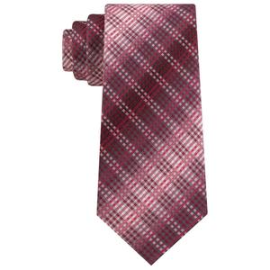 Van Heusen Men's Garcia Classic Ombre Striped <b>Tie</b> Red Regular Size Printed Silk and <b>Polyester</b> Material - Product Image 1