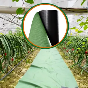 2.6ftx330ft Weed Mat Landscape Fabric Heavy Duty 212OZ French Drain Fabric For Weed Control Garden Ground Cover