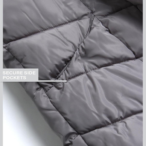 Venta al por mayor personalizado hombres Puffer chaquetas acolchado abrigo de invierno cálido a prueba de viento ligero Streetwear OEM ODM - Product Image 4