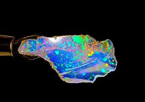 Pierre brute d'opale éthiopienne Amazing Fire Multi Opal Gemstone Opal Gemstone Best for Making Jewelry - Product Image 3