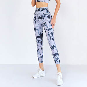 Leggings estampados de cintura alta para entrenamiento, gimnasio, pantalones de Yoga, mallas para mujer, moda sublimada, ropa deportiva elegante, mallas para mujer - Product Image 3
