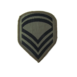 Parche bordado de alas cruzadas de hierro a rayas de sargento de seguridad, insignias para coser en EE. UU., tela decorativa con cuentas, diseño de fieltro 3D - Product Image 1