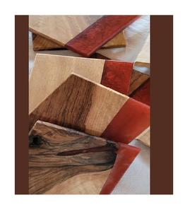 Most Popular <b>Resin</b> Coasters Customizable High Quality <b>Resin</b> for Home and Office Customized Acacia Wood Epoxy <b>Resin</b> <b>Stone</b> coaster - Product Image 4