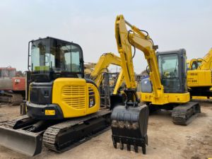รถขุดขนาดเล็ก Komatsu PC55 มือสอง 3 ตัน แบบตีนตะขาบ พร้อมมอเตอร์ เกียร์ ลูกปืน รางยาง รุ่นปี 2023 ประสิทธิภาพสูง สำหรับการตรวจสอบด้วยวิดีโอ - Product Image 3