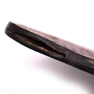 OEM vente en gros personnalisable fait à la main style crêpe Top Grain étui de couteau en cuir noir pour 5 pouces couteaux fixes et pliants - Product Image 4