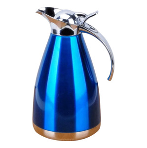 Bollitore Termico Sottovuoto in Acciaio Inox Blu da 1,5L, 1440W, Grande Capacità, per Fornelli a Gas e a Induzione, Design Moderno - Product Image 1