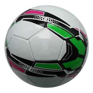 Ballon de futsal de taille 4 avec impression de couleur personnalisée et design Ballon de football intérieur fait à la main Ballons de terrain de jeu - Product Image 1