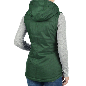 Sudaderas con capucha sin mangas para mujer de Estilo Chaleco informal más nuevo Color personalizado para sudaderas con capucha de entrenamiento de gimnasio con bolsillo - Product Image 5