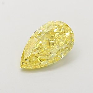 Diamant de laboratoire jaune clair fantaisie de 1,05 ct VS1 en forme de poire - Product Image 1