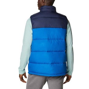 Two Tone OEM Service Design New Arrival <b>Top</b> Quality Waterproof Windproof Polyester Sleeveless <b>Vest</b> Men's High Street Jackets - Product Image 2