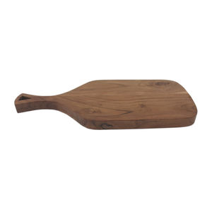 Planche à découper rectangulaire en bois couleur naturelle pour ustensiles de cuisine planche à découper fruits et légumes de table faite à la main - Product Image 2