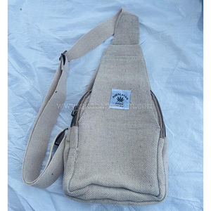 Customized Design Unisex Hemp Fanny Neck <b>Bag</b> Crossbody Hemp <b>Bags</b> From Hemp <b>Bag</b> with High Quality From Indian Supplier - Product Image 1