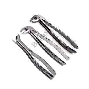 คีมถอนฟันมืออาชีพด้ามจับกันลื่นสแตนเลสเครื่องมือผ่าตัดช่องปากทันตแพทย์ความแม่นยำสูง - Product Image 1