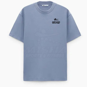 Summer Wear T-shirt surdimensionné T-shirt sur mesure avec logo personnalisé Marque privée T-shirt surdimensionné à vendre - Product Image 3