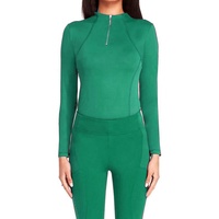 Usine professionnelle vêtements équestres haut pour femme pour l'équitation doux compétition à manches longues couche de Base dames