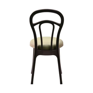 Silla sin brazos de plástico impermeable y moderna, respetuosa con el medio ambiente, cómodo cojín de polipiel, ligero, para exteriores, dormitorio, comedor, Hospital - Product Image 3