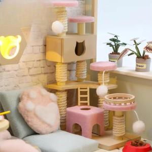 <span class=keywords><strong>Casa</strong></span> <span class=keywords><strong>de</strong></span> Muñecas en Miniatura M2111 Cat Cafe Garden, <span class=keywords><strong>Casa</strong></span> <span class=keywords><strong>de</strong></span> Muñecas <span class=keywords><strong>de</strong></span> Madera <span class=keywords><strong>para</strong></span> <span class=keywords><strong>Niñas</strong></span> con Luz - Product Image 4