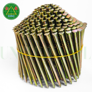 Precio competitivo Clavos de bobina de acero de 2-1/2 pulgadas Cabeza a cuadros Estilo de vástago de tornillo/tornillo para fabricación de palés de Vietnam - Product Image 1