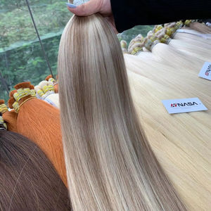 Wholesale Price Special Piano <b>Color</b> <b>Hair</b> Extension Factory Straight Bulk Human <b>Hair</b> Premium Raw Vietnamese Super Double Drawn - Product Image 2