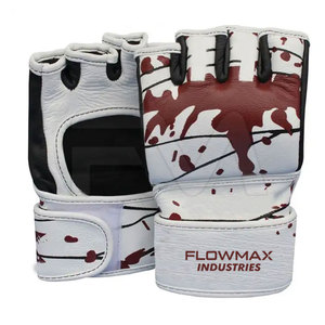 Guantes de MMA de Cuero Genuino con Logotipo Personalizado, Guantes de MMA Juveniles Estampados, Guantes de MMA de Medio Dedo - Product Image 2
