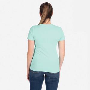 Next Level Custom Logo Womens <b>Summer</b> Solid Color <b>T</b>-<b>Shirt</b> - Product Image 2