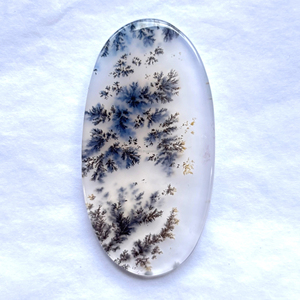 Cabujón de piedras preciosas de ágata dendrítica Natural, accesorios de joyería pulidos a mano de alta calidad sueltos para la fabricación de joyas - Product Image 3