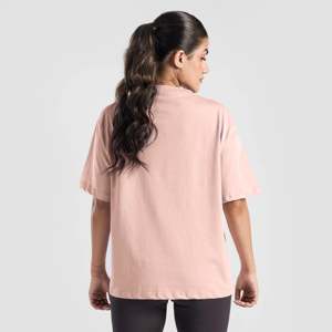 Camiseta GA All Day Tee 1.0 (Rosa Claro) 100% Algodón para Mujer, Corte Ajustado, Transpirable, Diseño Animado de Animales, Decoración con Letras, Talla XS - Product Image 2