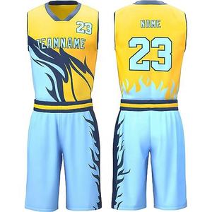 Conjunto de Uniforme de Baloncesto para Hombre, Personalizado, Transpirable, de Secado Rápido, Jersey y Pantalones Cortos, Fabricante de Ropa Deportiva con Etiqueta Privada OEM - Product Image 1