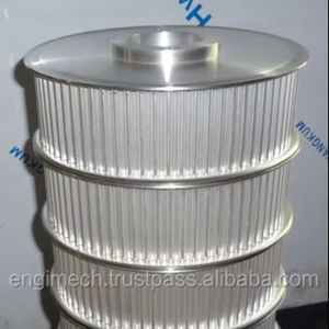 Poulie de distribution Engimech de haute qualité HTD 8M, finition anodisée dure, matériau en alliage durable, brides en acier inoxydable, usage industriel - Product Image 2