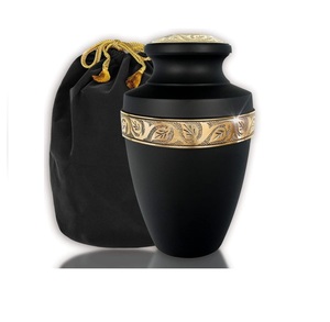 Urna de cremación de metal para adultos, al por mayor precio de fábrica, cenizas conmemorativas decorativas para servicio funerario para mascotas - Product Image 1