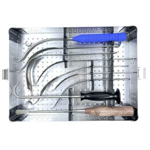 ชุดเครื่องมือผ่าตัดข้อสะโพก 9 ชิ้น อุปกรณ์ศัลยกรรมกระดูก - Product Image 1