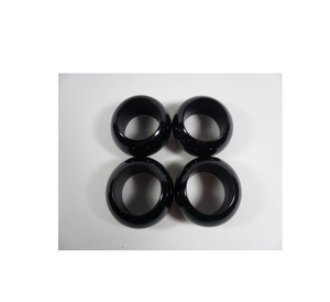 ที่ใส่แหวนผ้าเช็ดปากทำด้วยมือทำจากเรซิ่นสีฟ้าเข้มคุณภาพระดับพรีเมียมสำหรับงานแต่งงาน - Product Image 3