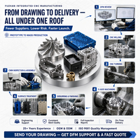 Kit métallique non standard OEM, usinage CNC, composants en aluminium, acier, cuivre usinés, service de fourniture de pièces usinées CNC de qualité