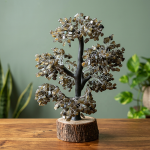 Vente en gros de pierre de Labradorite naturelle 1000 perles arbre de pierres précieuses arbre de guérison cristal décoratif de meilleure qualité - Product Image 1