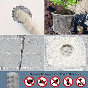 Bolsa Protectora <span class=keywords><strong>de</strong></span> <span class=keywords><strong>Malla</strong></span> Metálica <span class=keywords><strong>de</strong></span> Acero Inoxidable <span class=keywords><strong>para</strong></span> Jardinería y Agricultura, <span class=keywords><strong>para</strong></span> el Crecimiento <span class=keywords><strong>de</strong></span> Plantas, Protección <span class=keywords><strong>de</strong></span> Raíces, Flores y Césped, Anti-insectos y Anti-roedores - Product Image 4