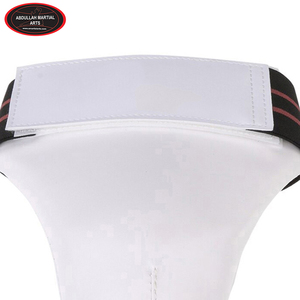 Protège-aine de boxe en cuir PU de haute qualité, couleur blanche, produit personnalisé, nouvelle arrivée, par ABDULLAH MARTIAL ARTS - Product Image 6