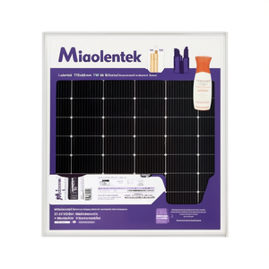 แผงโซลาร์เซลล์แบบโมโนคริสตัลไลน์ HJT สองหน้า Miolentek ขนาด 110x60 มม. 1 วัตต์ 6 โวลต์ - Product Image 2