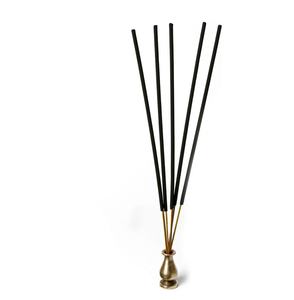 Porte-encens religieux d'été fait à la main en laiton doré 5 trous brûleur rond en cuivre support d'encens pour l'utilisation de l'encens - Product Image 4