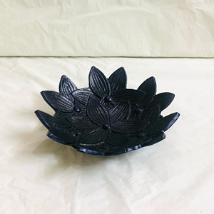 Plato de hoja de aluminio de nuevo diseño, cuenco para servir frutas para cocina, Decoración de mesa, hoteles, cuenco para mezclar sopa, plato de hoja elegante - Product Image 2