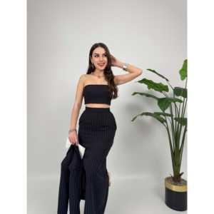 Ensemble 3 pièces 1020 avec jupes décorées de boutons - Product Image 5