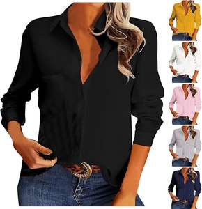 Camisa informal de una pieza para mujer coreana a la moda de primavera y verano al por mayor, ropa holgada de media manga - Product Image 5