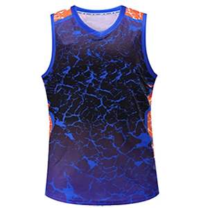 ชุดบาสเก็ตบอลชุดกีฬาสำหรับผู้ชายชุดบาสเก็ตบอลระบายอากาศน้ำหนักเบา - Product Image 5