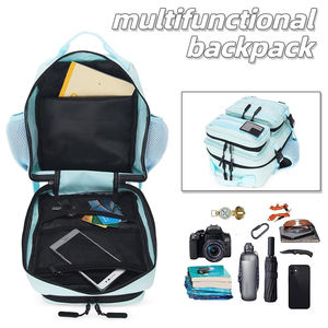 Mochilas tácticas con opciones de logotipo personalizado Material impermeable ligero Múltiples bolsillos y cierres seguros con cremallera - Product Image 3