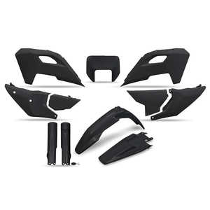 Kit in plastica completa Husqvarna 150 a 2024 2025 con porta fari neri accessori moto - Product Image 1
